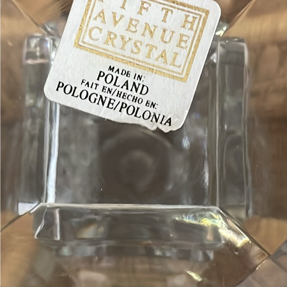 Crystal candlesticks set of 3. 12” 10” 8”. Fits pillar and tapers. Never used. - Picture 3 of 3